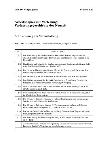 vorlesungsbegleitende Skript - Juristische FakultÃ¤t