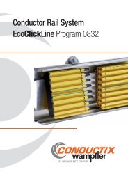 Conductor Rail System Ecoclickline Program ... - Conductix-Wampfler