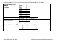 Evaluation Vertiefungsvorlesung - Juristische FakultÃ¤t - UniversitÃ¤t ...