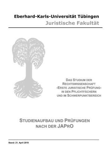 BroschÃ¼re Schwerpunktbereiche April 2010 - Juristische FakultÃ¤t ...