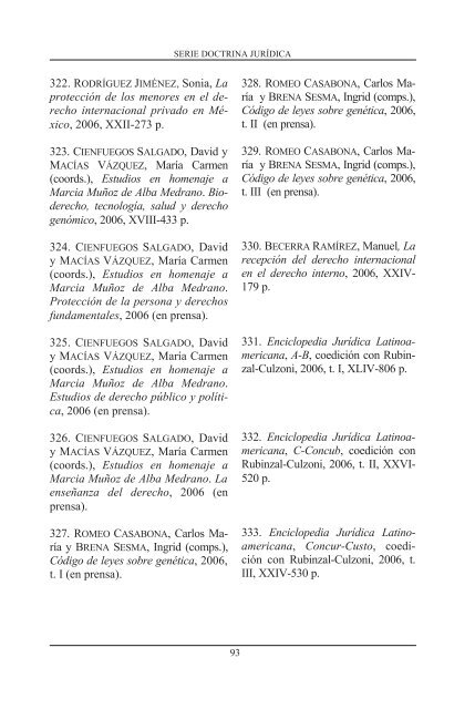 Fondo Editorial - Instituto de Investigaciones JurÃ­dicas - UNAM