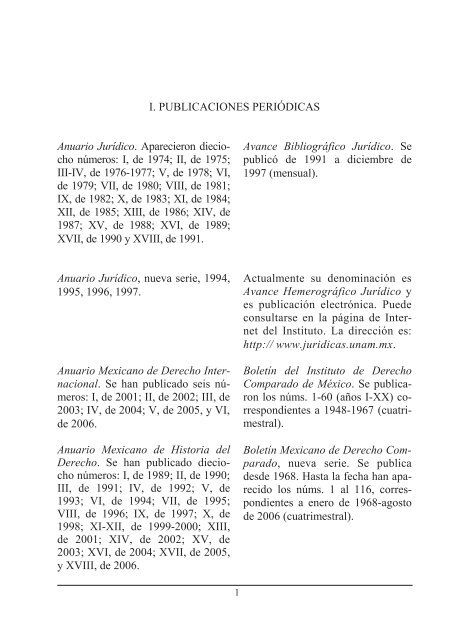 Fondo Editorial - Instituto de Investigaciones JurÃ­dicas - UNAM