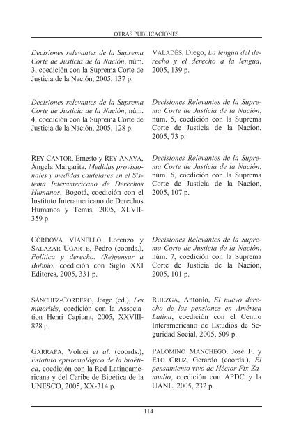 Fondo Editorial - Instituto de Investigaciones JurÃ­dicas - UNAM