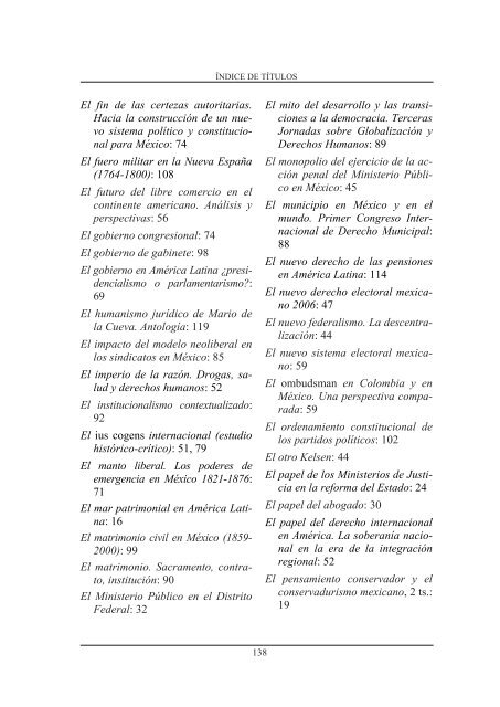 Fondo Editorial - Instituto de Investigaciones JurÃ­dicas - UNAM