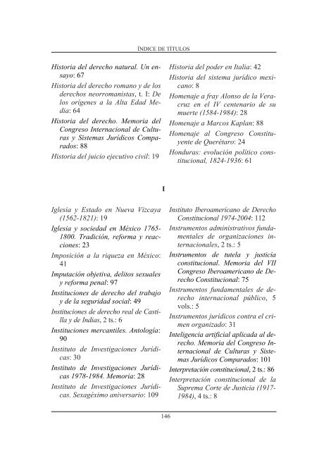 Fondo Editorial - Instituto de Investigaciones JurÃ­dicas - UNAM