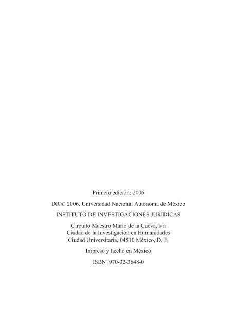 Fondo Editorial - Instituto de Investigaciones JurÃ­dicas - UNAM