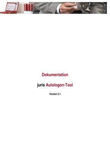 Dokumentation juris Autologon-Tool