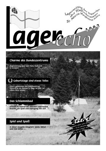 12 Lagerecho 1997 - DPSG Geldern