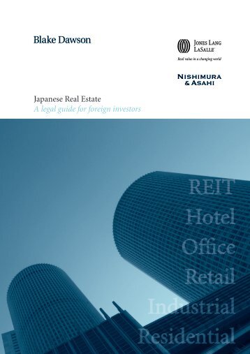 Japanese Real Estate - A legal guide for foreign investors 2009