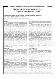 ETIOPATHOGENY OF CONGENITAL CARDIAC MALFORMATIONS