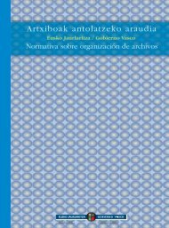Artxiboak antolatzeko araudia - Justizia eta Herri Administrazio ...