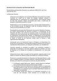 DeclaraciÃ³n de los Derechos del Retrasado Mental Proclamada por ...