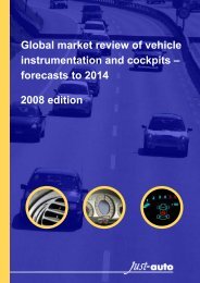 Global market review of automotive glazing systems ... - Just-Auto.com