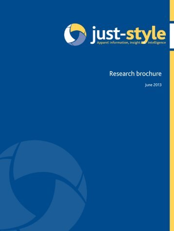 Research brochure - Just-Style.com