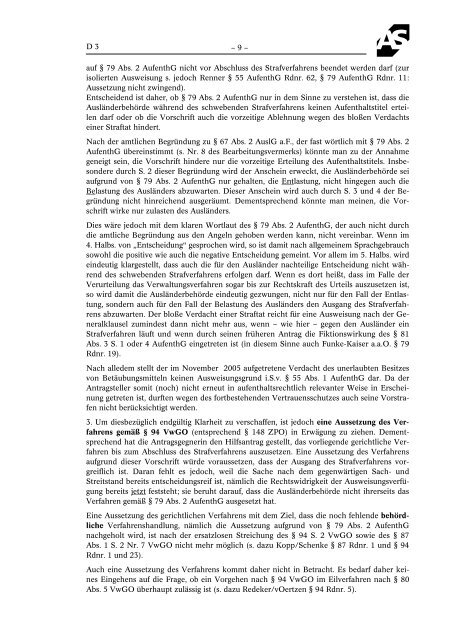 Klausur 2. Examen - LÃ¶sung D 3 (27.03.2006) - Justament