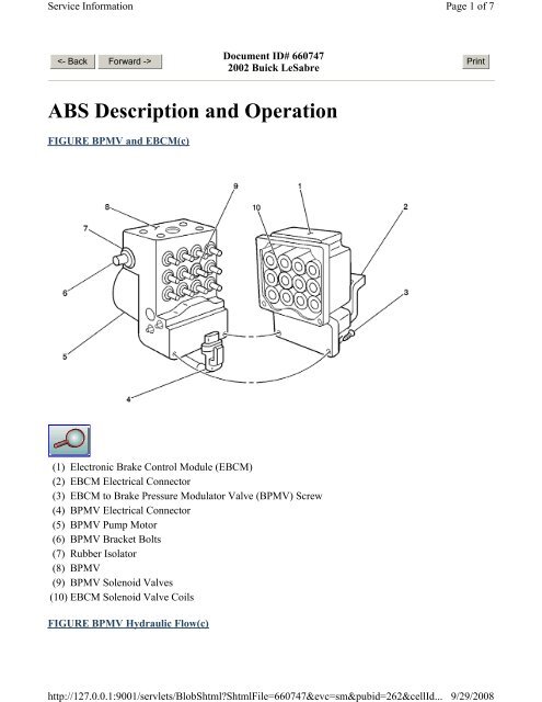 ABS Description and Operation - JustAnswer