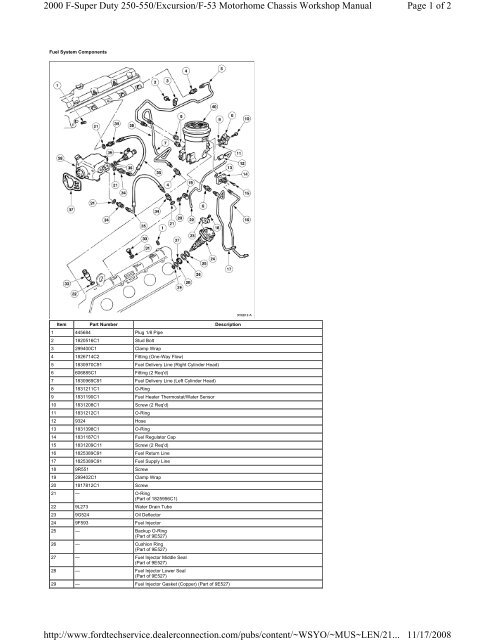 Page 1 of 2 2000 F-Super Duty 250-550/Excursion/F-53 Motorhome ...