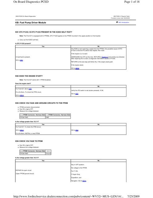 Page 1 of 18 On Board Diagnostics PCED 7/25/2009 http://www ...