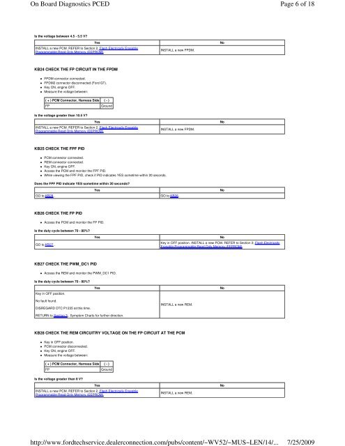 Page 1 of 18 On Board Diagnostics PCED 7/25/2009 http://www ...