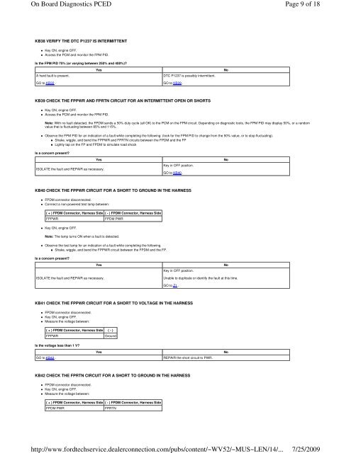 Page 1 of 18 On Board Diagnostics PCED 7/25/2009 http://www ...