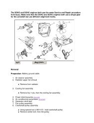 The DOHC and SOHC engines both use the same ... - JustAnswer