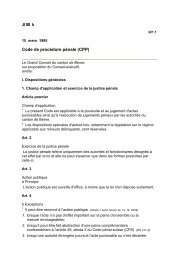 Code de procédure pénale (CPP) en vigueur jusqu' au 31.12.2010