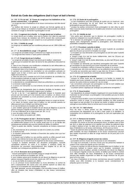 Formulaire résiliation contrat de bail version 03 2012