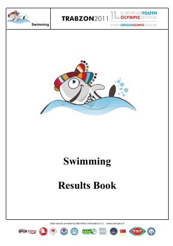 Swimming Results Book