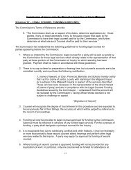 LEGAL COUNSEL FUNDING GUIDELINES - Government of ...