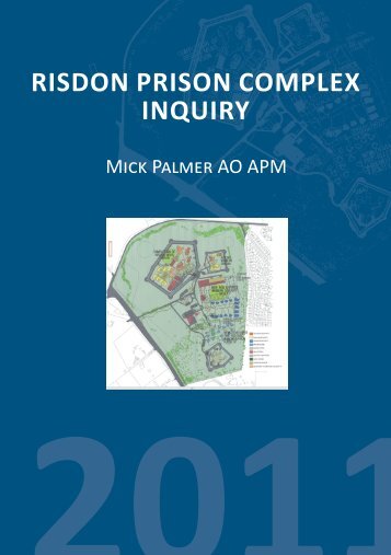 risdon prison complex inquiry - Tasmanian Department of Justice