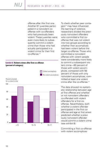 Co-Offending and Patterns of Juvenile Crime - justice studies