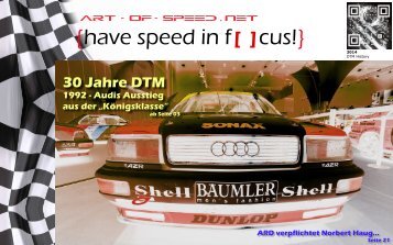 {have speed in f[ ]cus!} DTM History and news