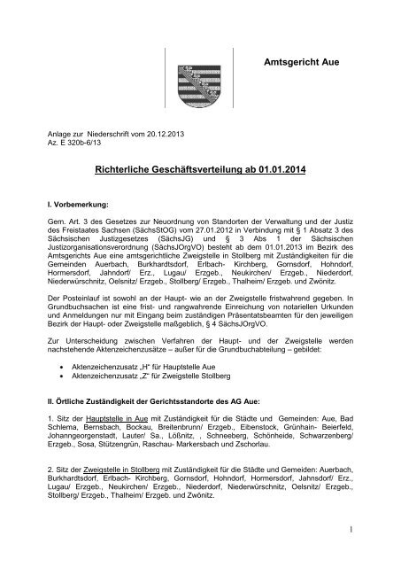 (Stand: 01.01.2014) [Download,*.pdf, 175,90 KB] - Justiz in Sachsen