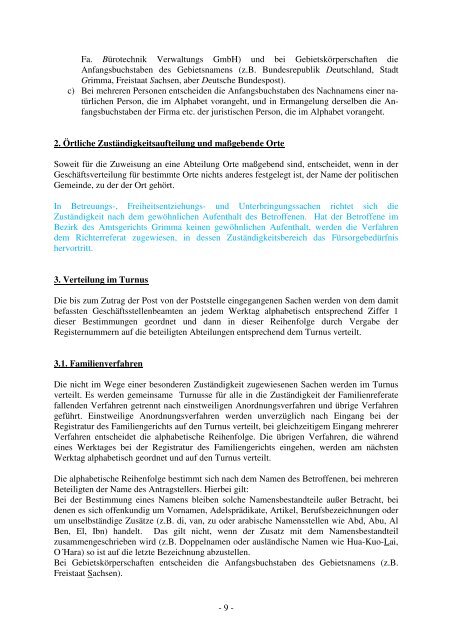 Geschäftsverteilung 2014 [Download,*.pdf, 69,08 ... - Justiz in Sachsen