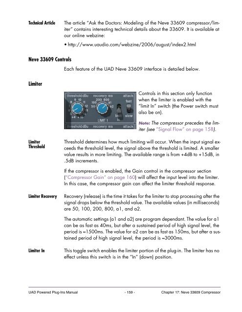 UAD Powered Plug-Ins Manual v5.2 - Just Music