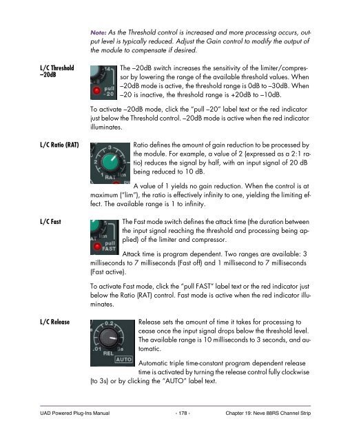 UAD Powered Plug-Ins Manual v5.2 - Just Music