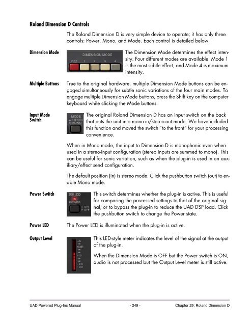 UAD Powered Plug-Ins Manual v5.2 - Just Music