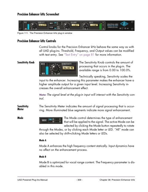 UAD Powered Plug-Ins Manual v5.2 - Just Music