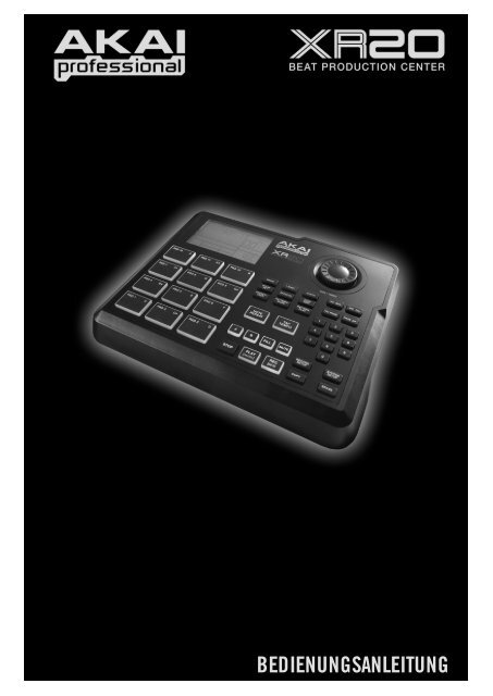 XR20 Bedienungsanleitung deutsch (3.08 MB) - Akai