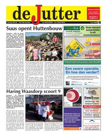 Suus opent Huttenbouw - de Jutter / de Hofgeest ONLINE