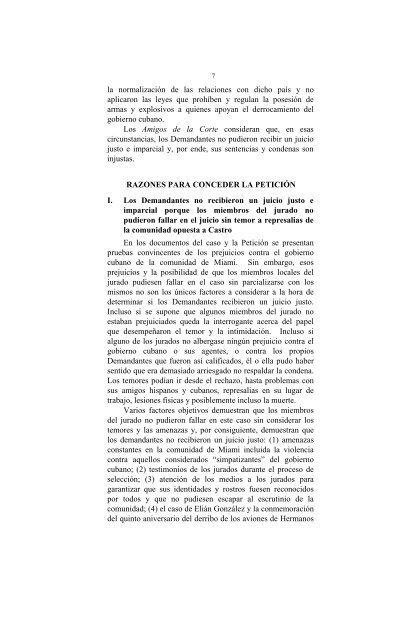 (amicus curiae brief). - Juventud Rebelde