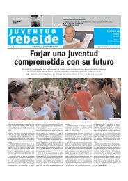 Forjar una juventud comprometida con su futuro - Juventud Rebelde