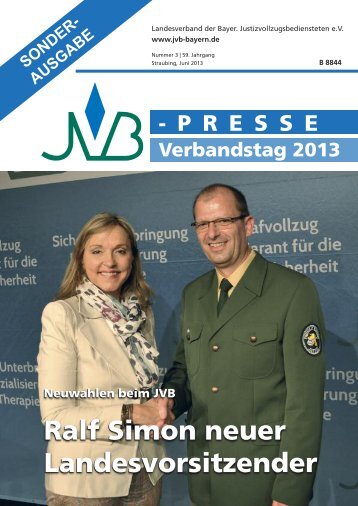 JVB-Presse, Juni 2013, Nr. 3 - JVB Landesverband der Bayerischen ...