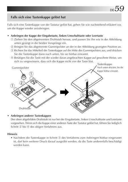 MP-XP741DE Mobile mini note PC BEDIENUNGSANLEITUNG - JVC