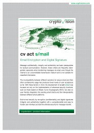 cv act s/mail - CV Cryptovision Gmbh