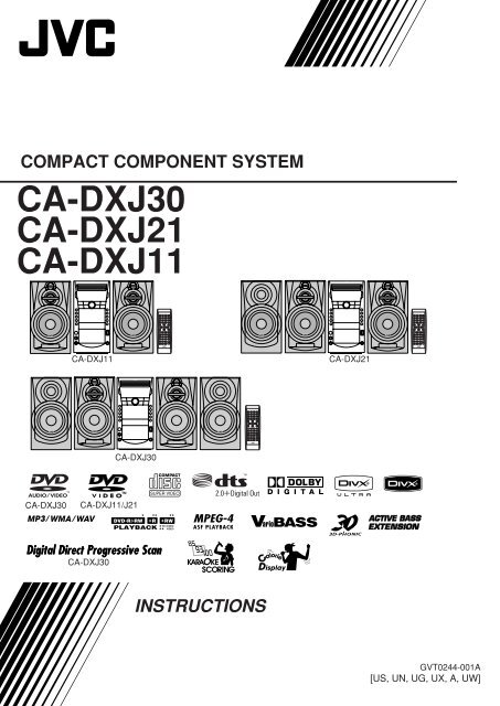 CA-DXJ30 CA-DXJ21 CA-DXJ11 - JVC