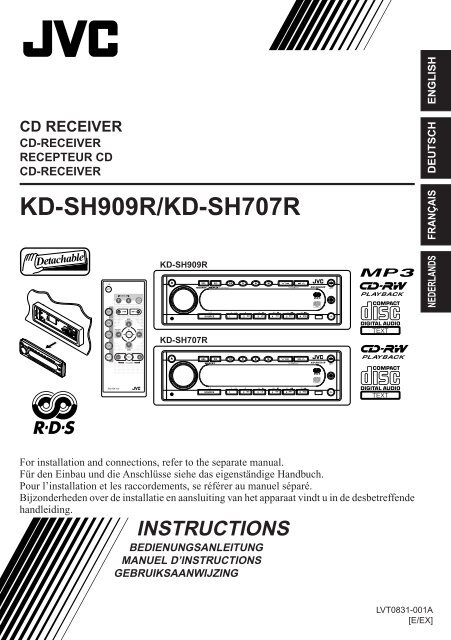 KD-SH909R/KD-SH707R - JVC