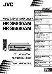 HR-S5800AM HR-S5880AM - JVC