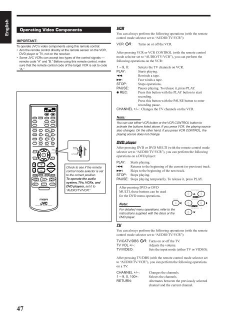 RX-7000RBK - JVC