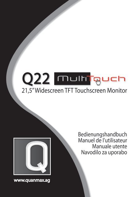 21,5” Widescreen TFT Touchscreen Monitor - Gericom